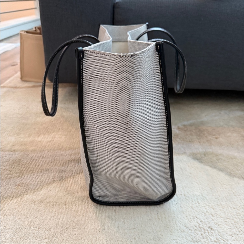 Burberry Black and Gray Canvas Tote - Picture 3 of 3
